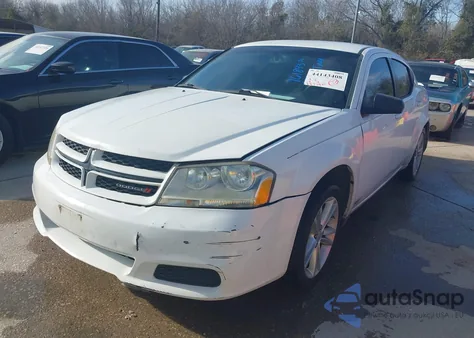 2014 Dodge Avenger Se z USA, uszkodzony, nr VIN 1C3CDZAB2EN161843